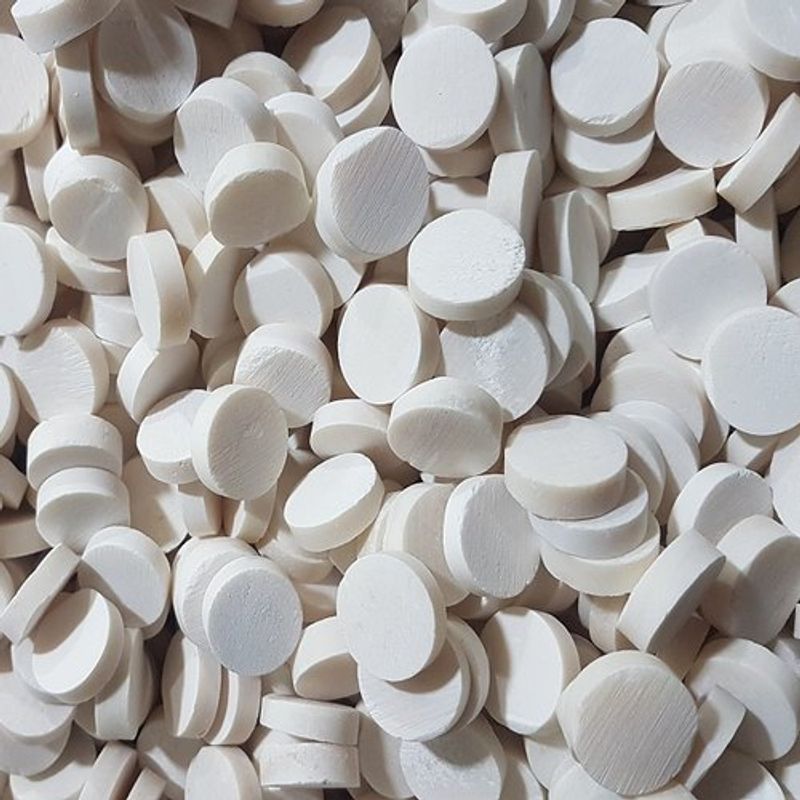 Natural Buffalo Bone Button Blanks