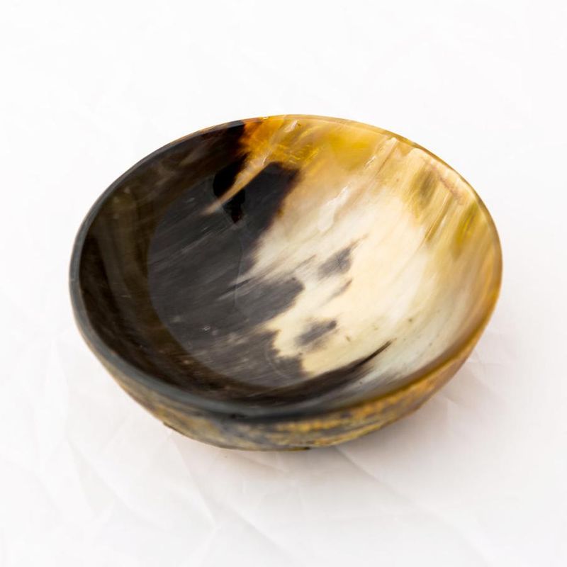 Natural Buffalo Horn Bowls