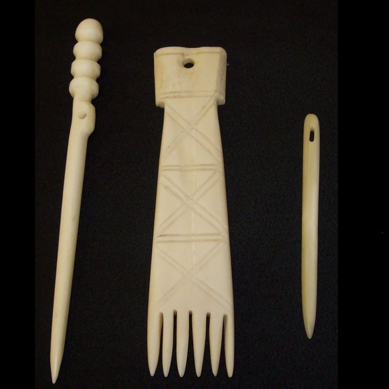Natural Buffalo Bone Pins