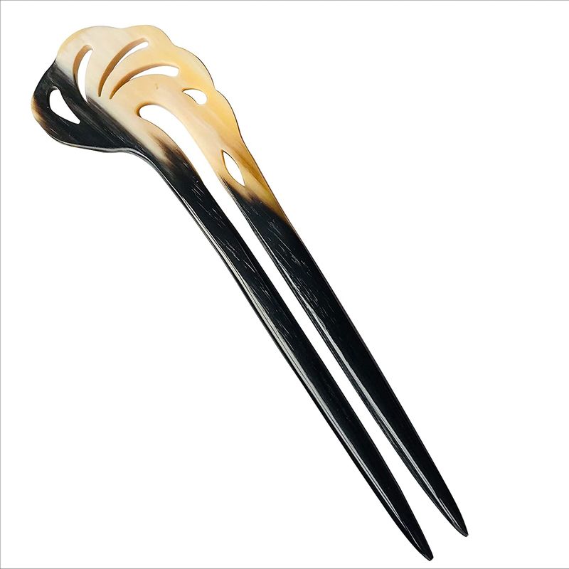 Natural Buffalo Horn Hair Pins