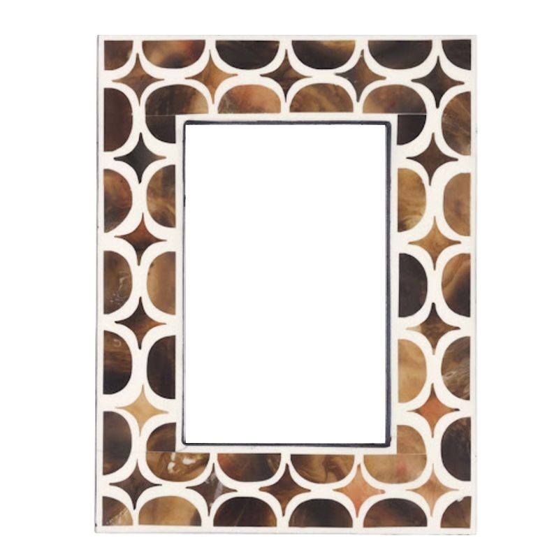 Natural Buffalo Horn Photo Frames