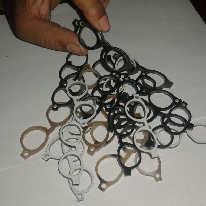 Natural Buffalo Horn & Bone Frame Keys