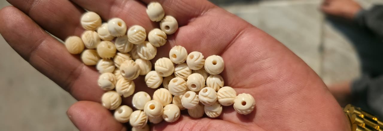 Natural Buffalo Bone Beads