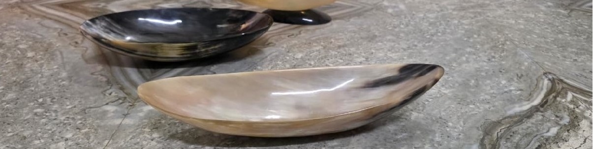 Natural Buffalo Horn Bowls