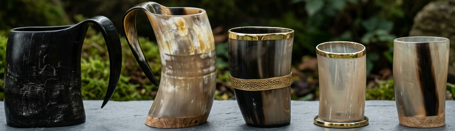Natural Buffalo Horn Glasses