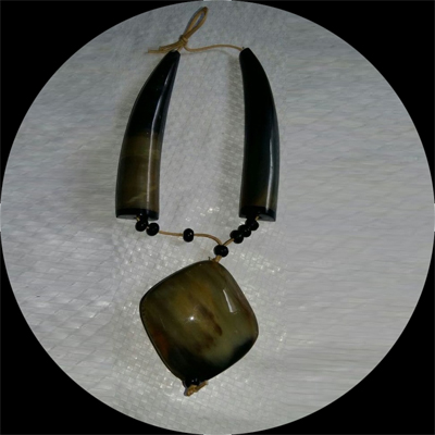  Natural Buffalo Horn Necklaces 35