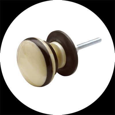 Natural Buffalo Horn Knobs