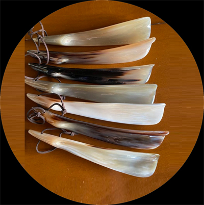  Natural Buffalo Shoe Horn 15