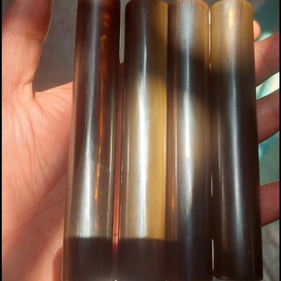  Natural Buffalo Horn Rolls( Col.&Black ) 301