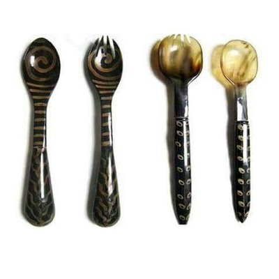 Natural Buffalo Horn Spoon 30