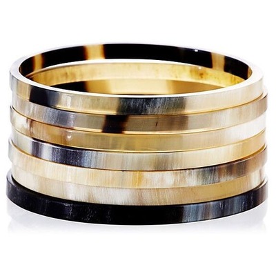  Natural Buffalo Horns Bangles 10