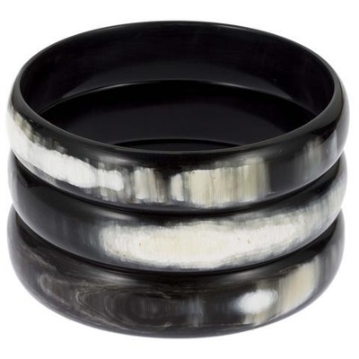  Natural Buffalo Horns Bangles 15