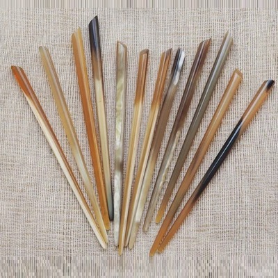 Natural Buffalo Horn Pins