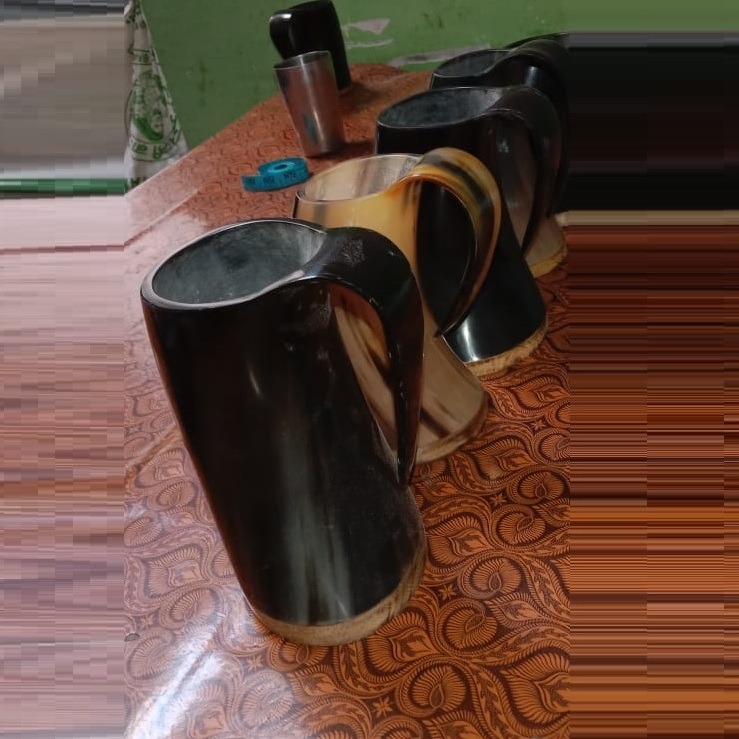 Natural Buffalo Horn Mugs 81