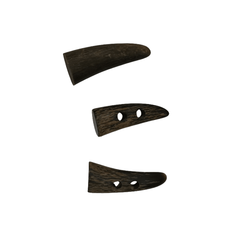 Natural Buffalo Horn Toggles Buttons 45