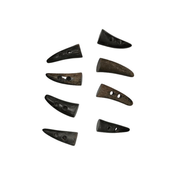 Natural Buffalo Horn Toggles Buttons 55