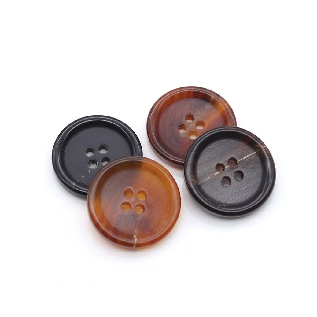 Buffalo Horn Finished Buttons 110