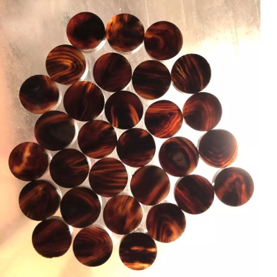 Buffalo Horn Button Blanks 10