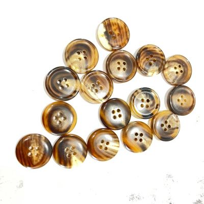 Buffalo Horn Finished Buttons 117