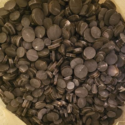 Buffalo Horn Button Blanks 17