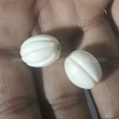 Buffalo Bone Beads With Unique Carving Design - Wholesale & Export | India